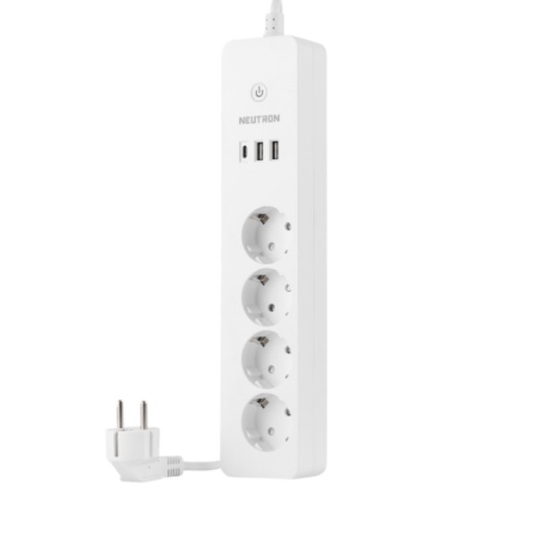 Neutron NTL-SW07 Wifi Akıllı Akım Korumalı 4lü Priz