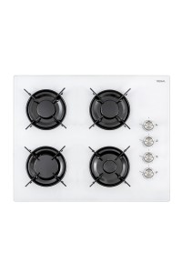 Regal AO 65041 BC Beyaz Cam Ankastre Ocak