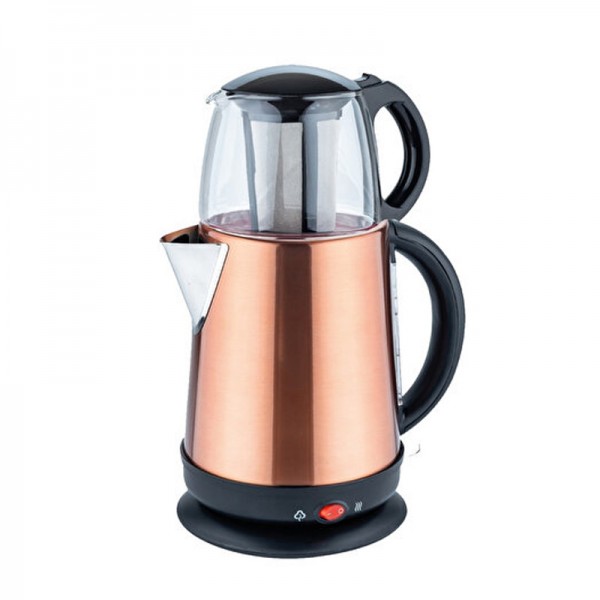 Awox Demglass 2100 W Cam Demlikli Çay Makinesi Awox Demglass 2100 W Cam Demlikli Çay Makinesi
