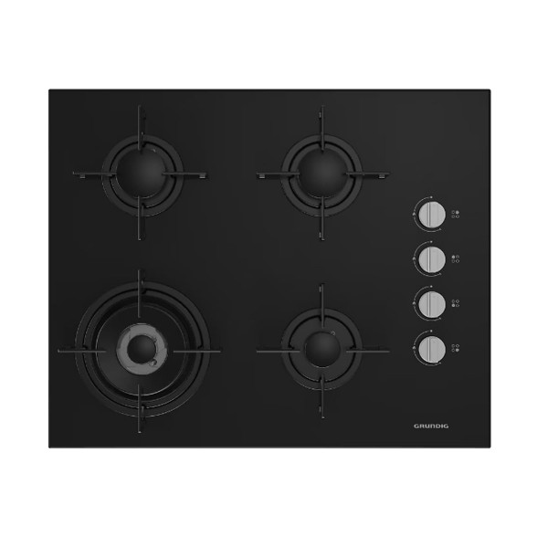 Grundig GIGL 622410 B Woklu Ankastre Cam Ocak Siyah