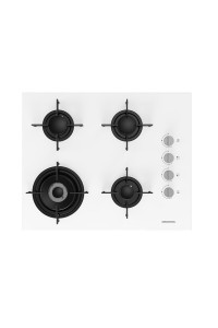 Grundig GIGL 622410 W Woklu Ankastre Cam Ocak Beyaz