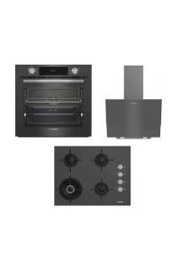 Grundig GEBM 12302 ZG+GDSP 2451 ZG+GIGL 622410 GR Gri Ankastre Set Grundig GEBM 12302 ZG+GDSP 2451 ZG+GIGL 622410 GR Gri Ankastre Set