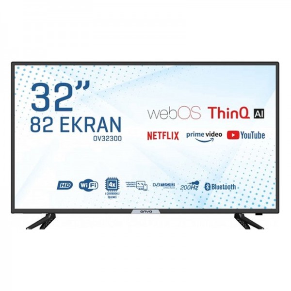 Onvo OV32100 32" 82 Ekran Uydu Alıcılı HD webOS Smart LED TV Onvo OV32100 32" 82 Ekran Uydu Alıcılı HD webOS Smart LED TV