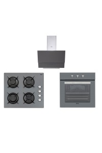 Regal AF 7665 GC - AO 6041 GC - AD 6091 GC Gri Ankastre Set Regal AF 7665 GC - AO 6041 GC - AD 6091 GC Gri Ankastre Set