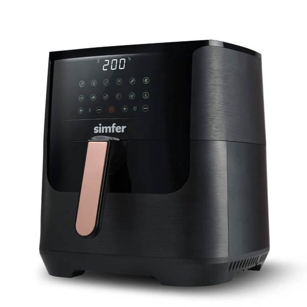 Simfer SK-6704 Air Fry Smart Siyah 8 lt Yağsız Fritöz Simfer SK-6704 Air Fry Smart Siyah 8 lt Yağsız Fritöz