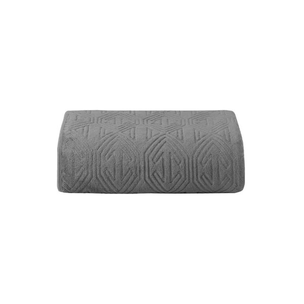 Puffy  Melan Emboss Çift Kişilik 200x220cm Battaniye -Gri