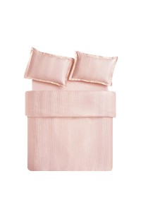 Puffy Melvin Çift Kişilik 200x220cm Bambu Saten Nevresim Takımı - Pudra Puffy Melvin Çift Kişilik 200x220cm Bambu Saten Nevresim Takımı - Pudra