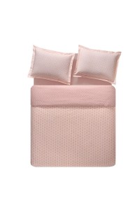 Puffy Çift Kişilik Naomi Rnf Nevresim Takımı - Pudra Puffy Çift Kişilik Naomi Rnf Nevresim Takımı - Pudra