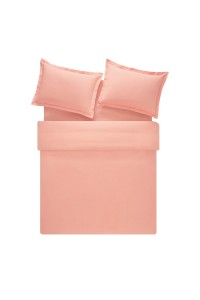 Puffy Naturalis RNF Yıkamalı Çift Kişilik 220x230cm Nevresim Takımı Terracotta