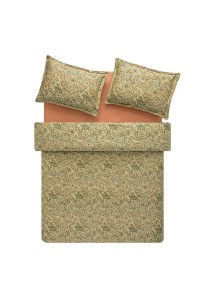 Puffy Orian Çift Kişilik 200x220cm Saten Nevresim Takımı Yeşil