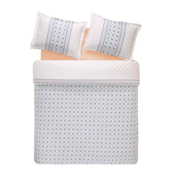 Puffy Çift Kişilik Roan Rnf Nevresim Takımı - İndigo