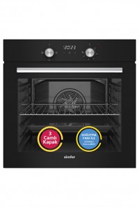 Simfer Diamond SB8203 Siyah Ankastre Fırın Simfer Diamond SB8203 Siyah Ankastre Fırın