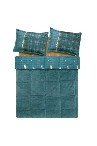 Puffy Barva Threefy Çift Kişilik Uyku Seti - Koyu Yeşil Puffy Barva Threefy Çift Kişilik Uyku Seti - Koyu Yeşil