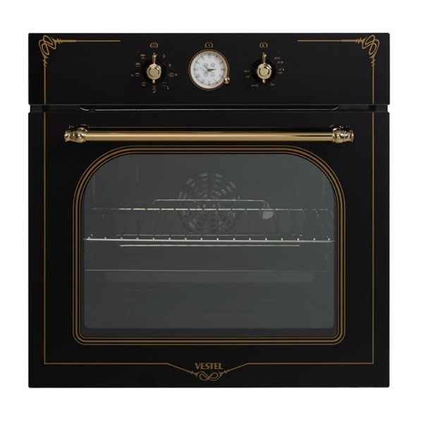 Vestel AF-7688 RS Rustik Siyah Ankastre Fırın Vestel AF-7688 RS Rustik Siyah Ankastre Fırın